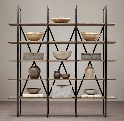 Wyatt triple shelving - rh,